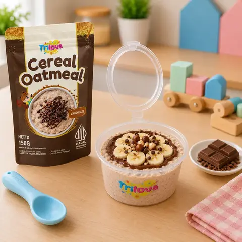 Cereal Oatmeal Cokelat