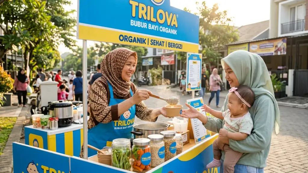Rahasia Sukses Jualan Bubur Bayi Organik Modal Terjangkau